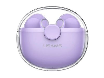 GENERIQUE USAMS BU Series BU12 - Ecouteurs sans fil avec micro - intra-auriculaire - Bluetooth - violet