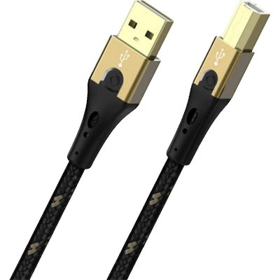 OEHLBACH USB 2.0 USB-A m&acirc;le, USB-B m&acirc;le 2.00 m noir/or