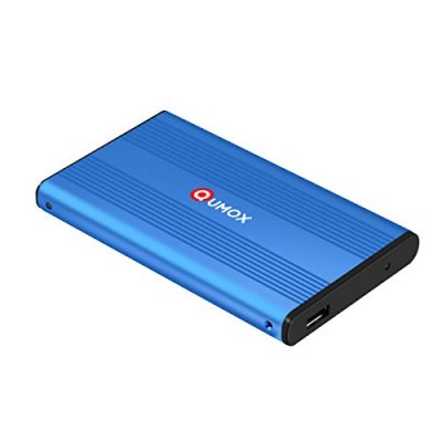 QUMOX USB 3.0 Bo&icirc;tier externe disque dur 2.5"" SATA Hard Drive HDD/SSD Slim Haute Vitesse bleu QH-20U3