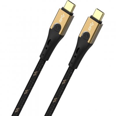 OEHLBACH USB 3.2 Gen1 (USB 3.0) USB-C m&acirc;le 0.50 m noir/or