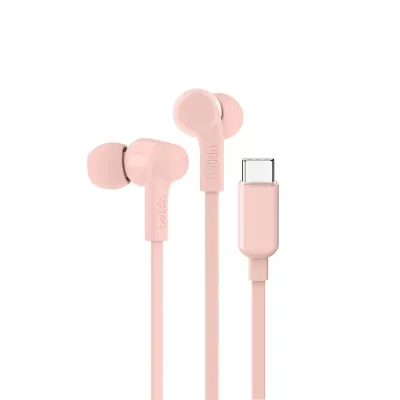 BELKIN Usb-c earbuds with adjustable volume limiter pink G3H0002HQPKV2 