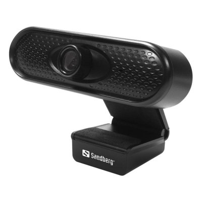 SANDBERG USB Webcam 1080P HD - Webcam - couleur - 2 MP - 1920 x 1080 - 1080p - audio - USB 2.0