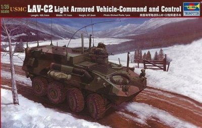 TRUMPETER Usmc Lav-c2 Command & Control Vehicle - 1:35e - 
