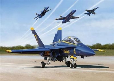 Usn Blue Angle 2017 F/a-18a/b/c/d - 1:48e - Kinetic