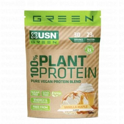 USN  Prot&eacute;ines 100% Plant - Vanille Maple - 900 g