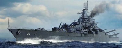  Uss California Bb-44 1945 - 1:700e - Trumpeter