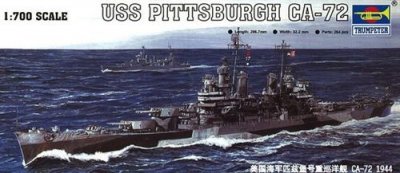 TRUMPETER Uss Pittsburgh Ca-72 1944 - 1:700e - 