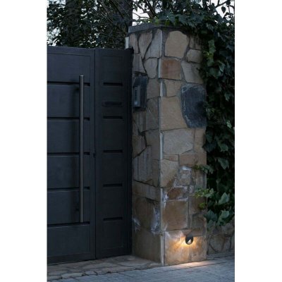 FARO BARCELONA Uve - Lampe encastrable au mur gris fonc&eacute; de Faro