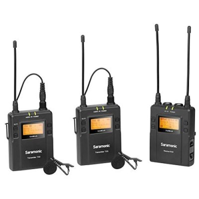 SARAMONIC UwMic9 Kit2 / 2 micros cravate sans fil avec &eacute;metteur et 1 r&eacute;cepteur