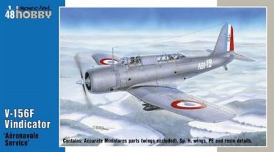 SPECIAL HOBBY V-156f Vindicator A&eacute;ronavale Service - 1:48e - 