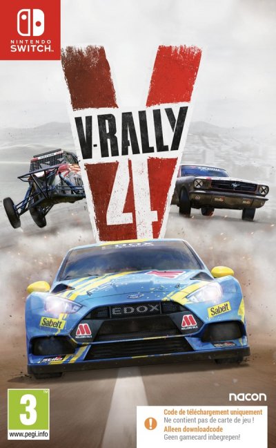 JUST FOR GAMES V-rally 4 Code in a Box Nintendo Switch 