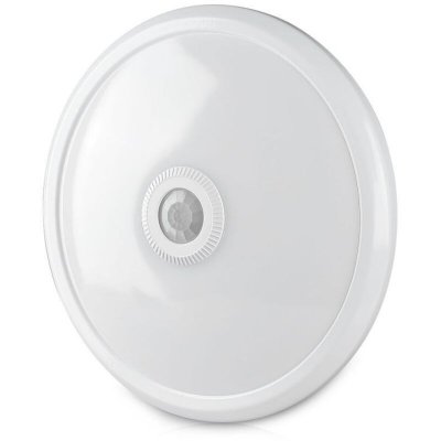 V TAC V-TAC Plafonnier LED Chip Samsung rond 12 W avec capteur PIR, blanc
