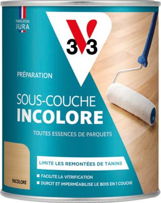 V33  sous-Couche Parquets Avant Vitrification, Incolore Mat 0,75L