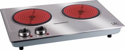 JATA V532 Cuisini&egrave;re Electrique Vitroc&eacute;ramique 54,5 x 10,5 x 37 cm - 