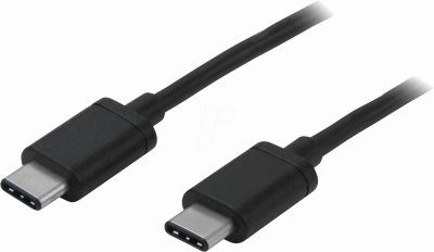 V7  - C&acirc;ble USB - USB-C (M) pour USB-C (M) - USB 2.0 - 3 A - 2 m - noir