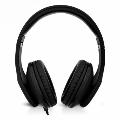 V7  Casque supra-auriculaire avec microphone - noir