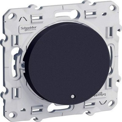 SCHNEIDER ELECTRIC Va-et-vient avec voyant lumineux anthracite 10A &agrave; vis Odace