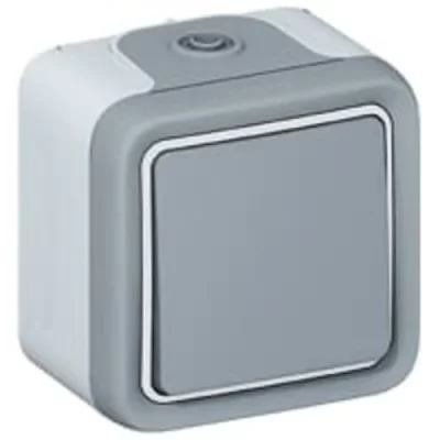 LEGRAND Va et vient plexo  en saillie - gris 069711