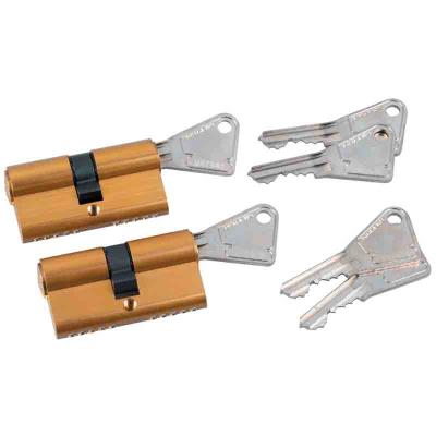 VACHETTE  - 2 Cylindres de suret&eacute; s'entrouvrant V5 - 30 x 30 mm