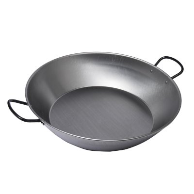 VAELLO CAMPOS  s. l. 0440 po&ecirc;le profonde avec anses acier poli 40 cm