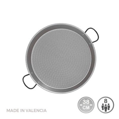 GENERIQUE Vaello Campus ESPPAELE38 Espagnol Plat &agrave; Paella Acier/Email 38 cm