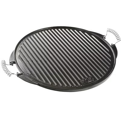 PROVENCE OUTILLAGE Vaello - Plancha en fonte &eacute;maill&eacute;e Diam&egrave;tre 32 cm