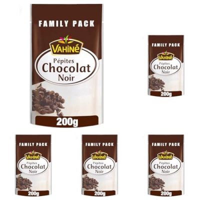 VAHINE  p&eacute;pites chocolat noir - format familial - 200 g