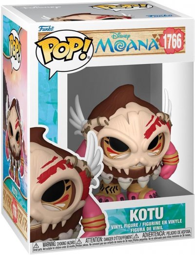 FUNKO Vaiana, la L&eacute;gende du Bout du Monde - Figurine POP! & Buddy Kotu 9 cm