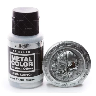 GENERIQUE VAL77707 - Metal Color - Chrome 32ml  - Mod&eacute;lisation plastique Peintures