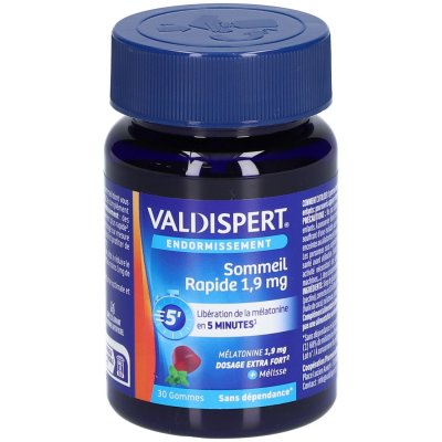 VALDISPERT  Sommeil Rapide 1,9mg 30 Gommes