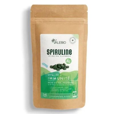 VALEBIO  Super food Spiruline en comprim&eacute;s sachet 120g
