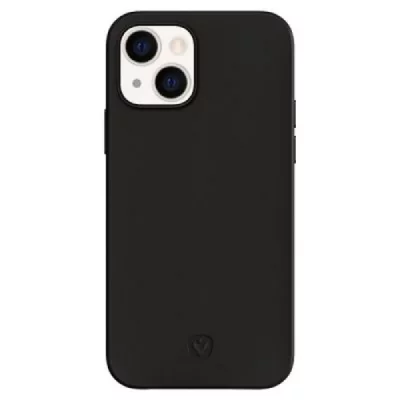 VALENTA  Coque Snap Luxe Cuir Noir pour IPHONE 13