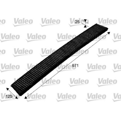 VALEO  698750 Cabin Air Filter COMBINED with Active Carbon