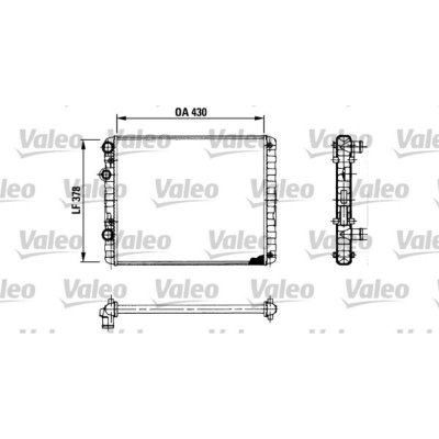 VALEO  730956 Radiateur, refroidissement du moteur