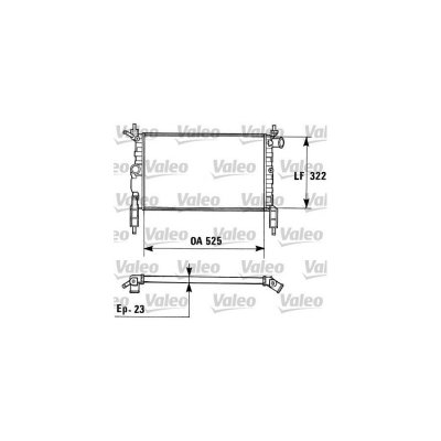 VALEO  730975 Radiateur, refroidissement du moteur