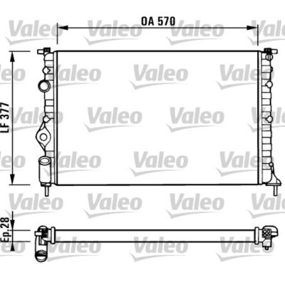 VALEO  731379 Radiateur, refroidissement du moteur
