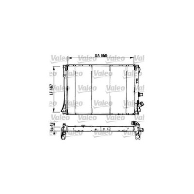 VALEO  731529 Radiateur, refroidissement du moteur