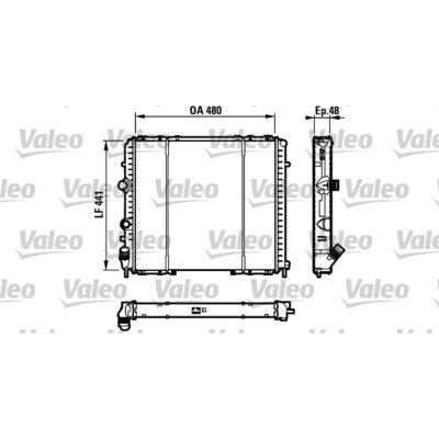 VALEO  732072 Radiateur, refroidissement du moteur