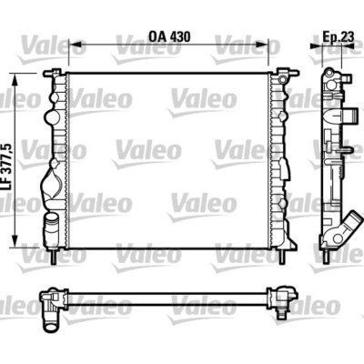 VALEO  732389 Radiateur, refroidissement du moteur