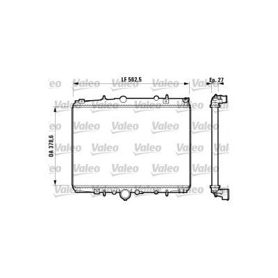 VALEO  732598 Radiateur, refroidissement du moteur