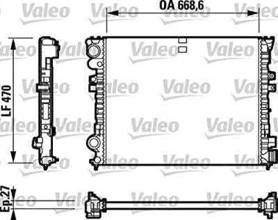 VALEO  732692 Radiateur, refroidissement du moteur