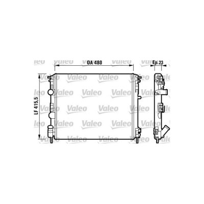 VALEO  732721 Radiateur, refroidissement du moteur