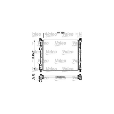 VALEO  732737 Radiateur, refroidissement du moteur