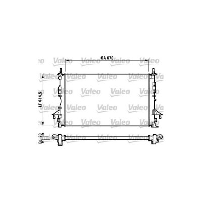 VALEO  732827 Radiateur, refroidissement du moteur