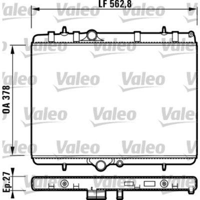 VALEO  732894 Radiateur, refroidissement du moteur
