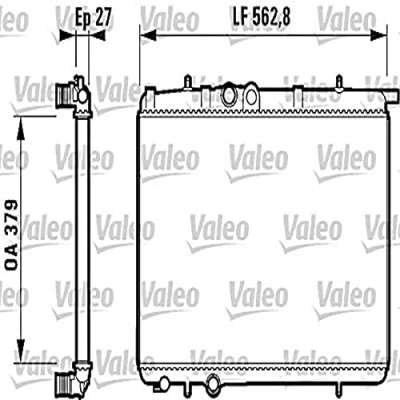 VALEO  732910 Radiateur, refroidissement du moteur