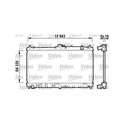 VALEO  734119 Radiateur, refroidissement du moteur