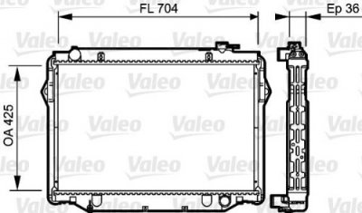 VALEO  734189 Radiateur, refroidissement du moteur
