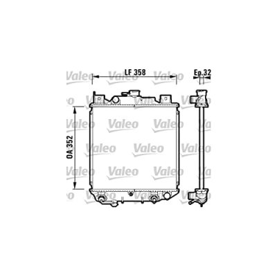 VALEO  734203 Radiateur, refroidissement du moteur