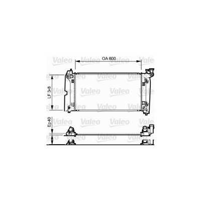 VALEO  734711 Radiateur, refroidissement du moteur